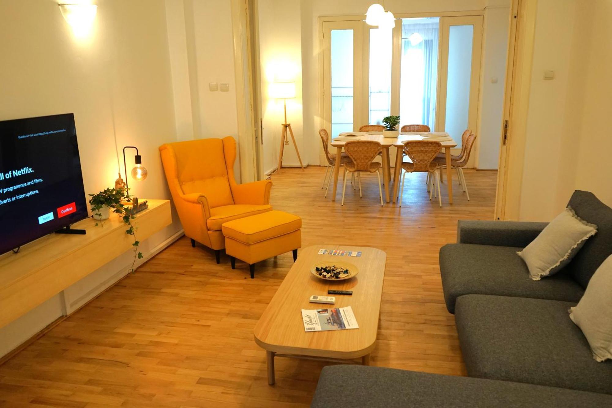 公寓 Spacious 3br, 2bt With 5 Balconies 布加勒斯特